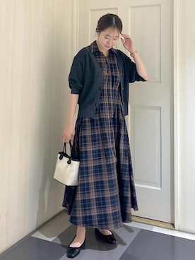 「アイテム（バレエシューズ）」を使った、ななこさん（レディース・151cm・20代）の夏コーディネート