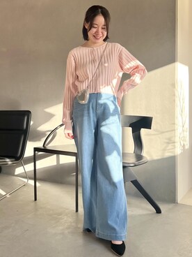 「サステナブル」｜ななこさん（レディース・151cm）の冬コーディネート