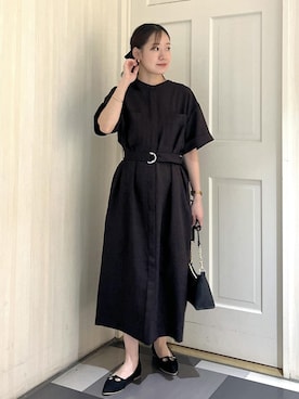 「アイテム（ワンピース/ドレス）」を使った、ななこさん（レディース・151cm）の秋コーディネート