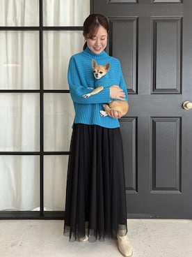「dog」｜ななこさん（レディース・151cm）の夏コーディネート