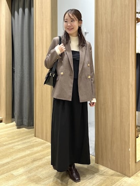 「初秋コーデ」｜「アイテム（ジャケット/アウター）」を使った、ななこさん（レディース・151cm）の秋コーディネート