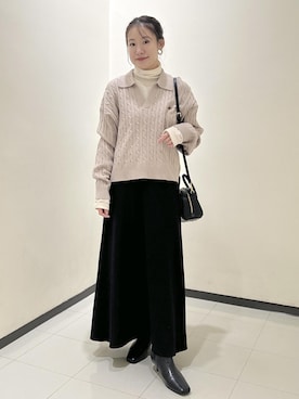 ななこさん（レディース・151cm）の冬コーディネート