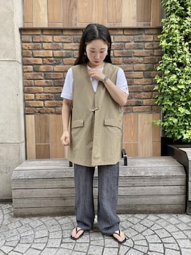 「unify（ユニファイ）のアイテム」を使った、Sayakaさん（レディース・150cm）の夏コーディネート