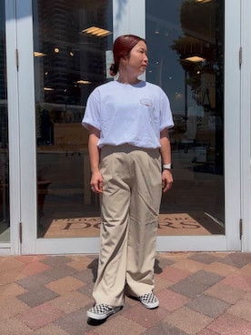「vans」｜Sayakaさん（レディース・150cm）の春コーディネート
