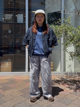 「URBAN RESEARCH DOORS（アーバンリサーチドアーズ）のアイテム（キャップ）」を使った、Sayakaさん（レディース・150cm）の春コーディネート