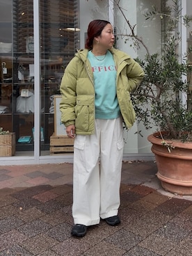 「アイテム（その他アウター）」を使った、Sayakaさん（レディース・150cm・30代）の秋コーディネート