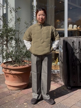 「アイテム（その他トップス）」を使った、Sayakaさん（レディース・150cm）の秋コーディネート