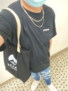 「PULL&BEAR（プルアンドベア）のアイテム（アクセサリー）」を使った、P.Y.さん（メンズ・172cm）の夏コーディネート