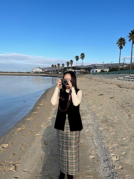 ^_^さん（レディース・161cm）の冬コーディネート