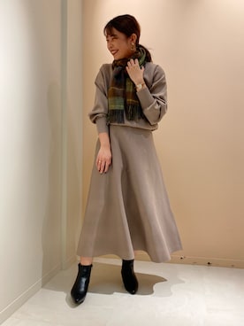 ERIKAさん（レディース・157cm）の冬コーディネート