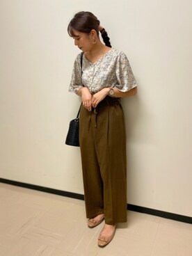 ERIKAさん（レディース・157cm）の夏コーディネート