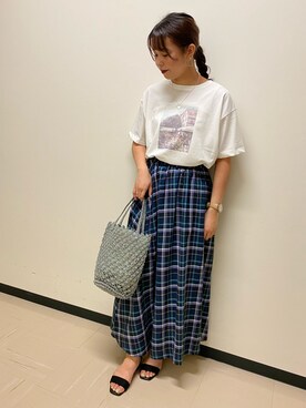 ERIKAさん(レディース・157cm)の夏コーディネート