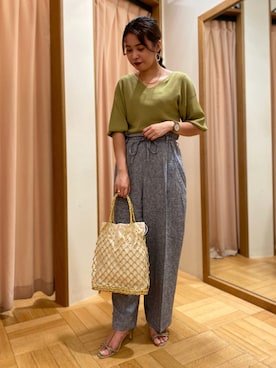 ERIKAさん(レディース・157cm)の夏コーディネート