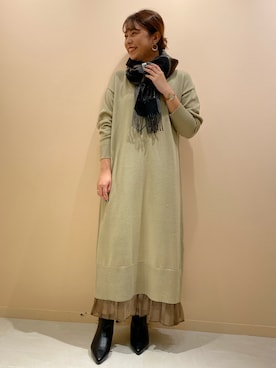 ERIKAさん（レディース・157cm）の冬コーディネート