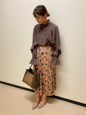 ERIKAさん（レディース・157cm）の秋コーディネート