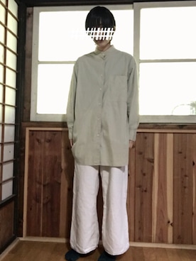 「note et silence （ノートエシロンス）のアイテム（パンツ）」を使った、na___さん（レディース・162cm）の秋コーディネート