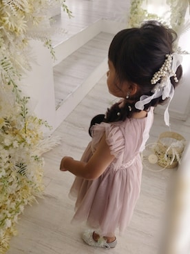「5歳」｜「アイテム（ワンピース/ドレス）」を使った、🌷kszk🌷さん（キッズ・80cm）の秋コーディネート