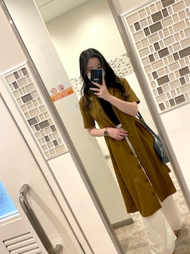 「GUコーデ」｜「アイテム（PC・スマホグッズ/家電）」を使った、ニナさん（レディース・152cm）の夏コーディネート