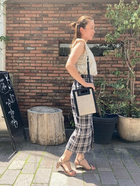 ✳︎fuku✳︎さん(レディース・158cm)の夏コーディネート