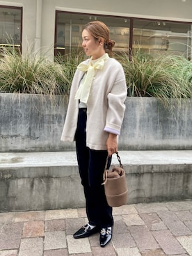 「Te chichi（テチチ）のアイテム（その他シューズ）」を使った、✳︎ｆｕｋｕ✳︎さん（レディース・158cm）の秋コーディネート