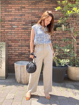 ✳︎ｆｕｋｕ✳︎さん（レディース・158cm）の夏コーディネート