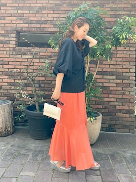 「Te chichi（テチチ）のアイテム（その他）」を使った、✳︎ｆｕｋｕ✳︎さん（レディース・158cm）の春コーディネート