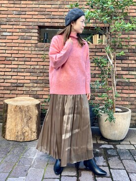 「オーガンジー」｜「アイテム（その他）」を使った、✳︎ｆｕｋｕ✳︎さん（レディース・158cm）の秋コーディネート