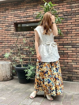 「Te chichi CLASSIC（テチチクラシック）のアイテム」を使った、✳︎ｆｕｋｕ✳︎さん（レディース・158cm）の春コーディネート