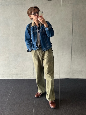 「Burner（バーナー）のアイテム」を使った、翔太郎さん（メンズ・175cm）の春コーディネート