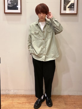 「DRESKIP（ドレスキップ）のアイテム（パンツ）」を使った、いましさん（メンズ・169cm）の春コーディネート