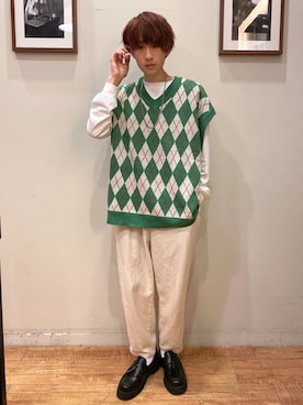 「SHOO・LA・RUE（シューラルー）のアイテム」を使った、いましさん（メンズ・169cm）の春コーディネート