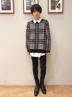 いましさん（メンズ・169cm）の冬コーディネート