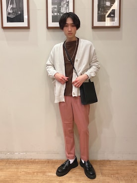 「DRESKIP（ドレスキップ）のアイテム（パンツ）」を使った、いましさん（メンズ・169cm）の冬コーディネート