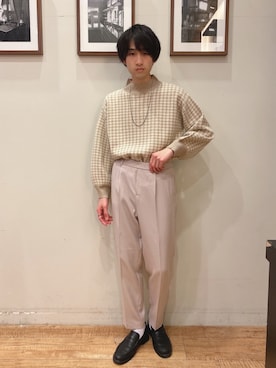 「DRESKIP（ドレスキップ）のアイテム（トップス）」を使った、いましさん（メンズ・169cm）の冬コーディネート