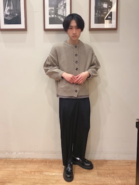 「DRESKIP（ドレスキップ）のアイテム（トップス）」を使った、いましさん（メンズ・169cm）の冬コーディネート