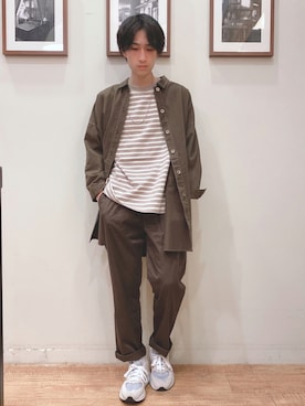 「USAコットン」｜いましさん（メンズ・169cm）の秋コーディネート