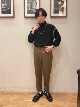 「DRESKIP（ドレスキップ）のアイテム（トップス）」を使った、いましさん（メンズ・169cm）の冬コーディネート