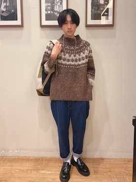 いましさん（メンズ・169cm）の冬コーディネート