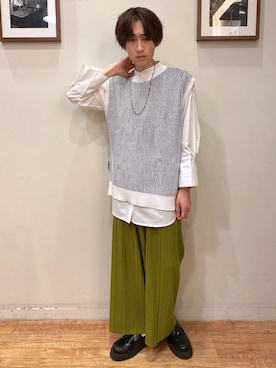 「SHOO・LA・RUE（シューラルー）のアイテム」を使った、いましさん（メンズ・169cm）の春コーディネート