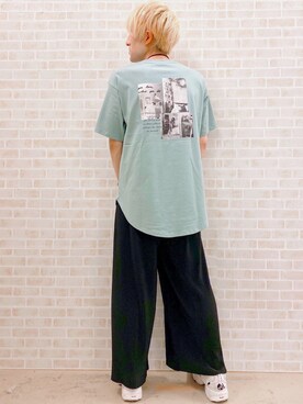 「DRESKIP（ドレスキップ）のアイテム（トップス）」を使った、いましさん（メンズ・169cm）の夏コーディネート