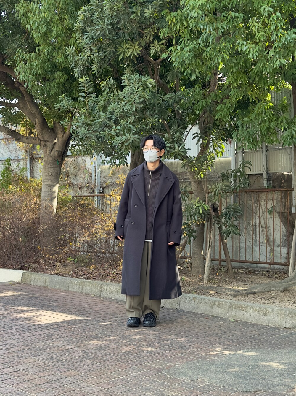 【LIDNM】Super140s OFFICER COAT 21年モデル（S） LIDNM】Super140s OFFICER COAT 21年モデル（S） LIDNM（リドム