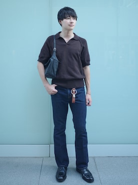 「JIEDA（ジエダ）のアイテム」を使った、ryuさん（メンズ・170cm）の夏コーディネート