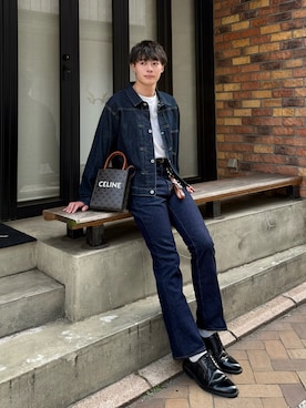 「アイテム（キーホルダー）」を使った、ryuさん（メンズ・170cm）の秋コーディネート