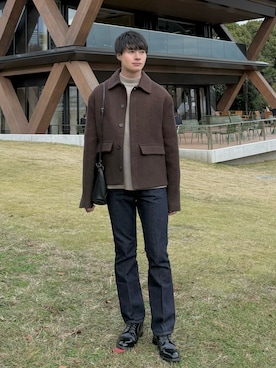 「Jieda（ジエダ）のアイテム」を使った、ryuさん（メンズ・170cm）の秋コーディネート