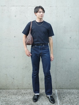 「JIEDA（ジエダ）のアイテム」を使った、ryuさん（メンズ・170cm）の夏コーディネート