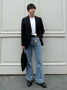 「MM6 Maison Margiela（ｴﾑｴﾑｼｯｸｽ ﾒｿﾞﾝ ﾏﾙｼﾞｪﾗ）のアイテム」を使った、ryuさん（メンズ・170cm）の春コーディネート