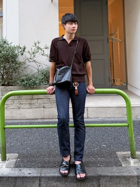 「アイテム（キーホルダー）」を使った、ryuさん（メンズ・170cm）の夏コーディネート