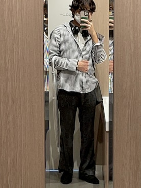 「モードストリート」｜「アイテム（腕時計）」を使った、魯迅さん（メンズ・166cm）の秋コーディネート