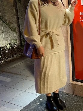 「PAGEBOY（ページボーイ）のアイテム（その他）」を使った、olgirlさん（レディース・166cm）の秋コーディネート
