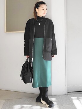 tttttsssssuuuuuさん（レディース・158cm）の冬コーディネート